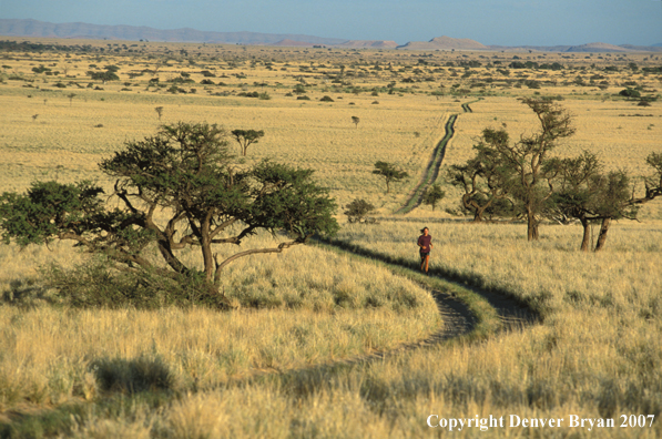 Runner in Africa