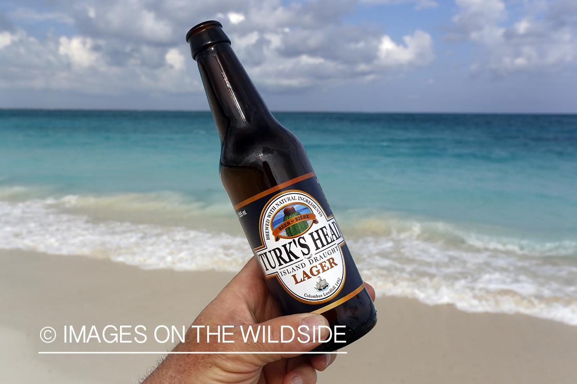 Local beer on Turks and Caicos.