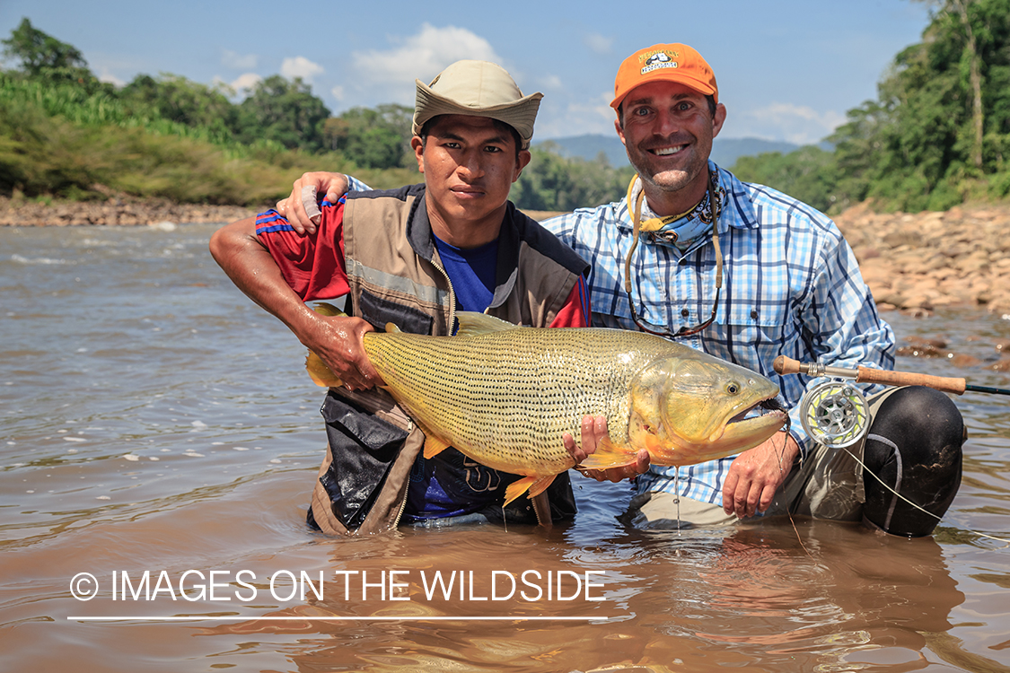 Flyfishing for Golden Dorado in Bolivia.