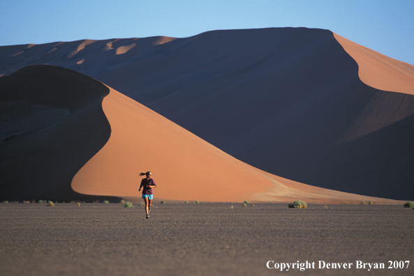 Runner in Africa