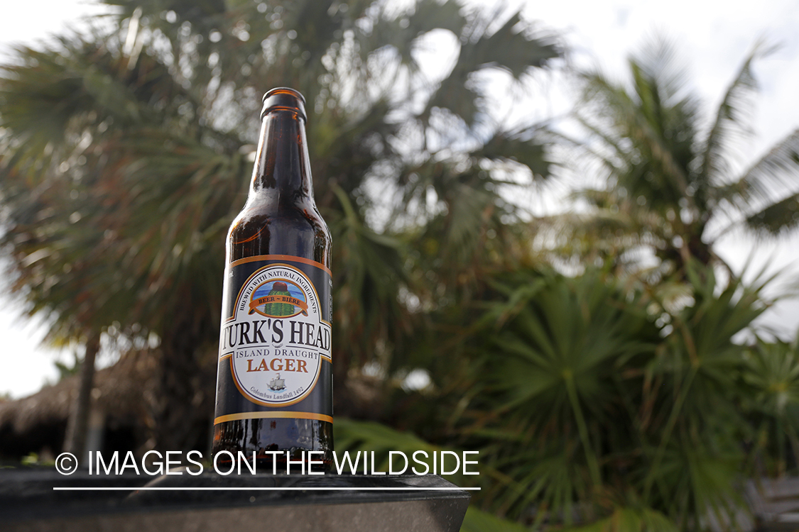 Local beer on Turks and Caicos.