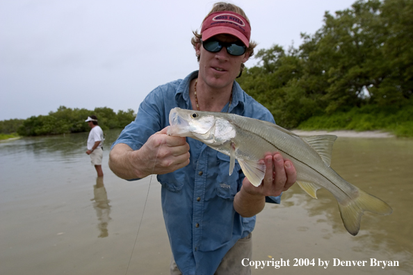 Flyfisherman w/snook