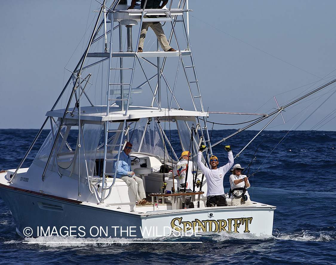 Deep sea fishing boats. 