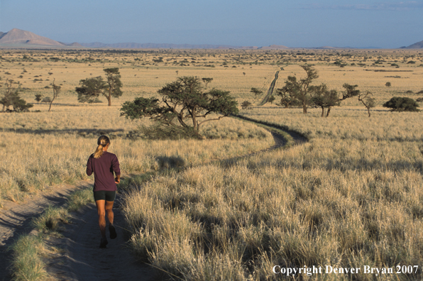 Runner in Africa