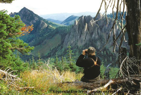 Bowhunting in Cascade Mountains.