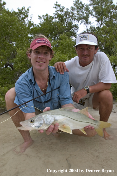 Flyfisherman w/snook