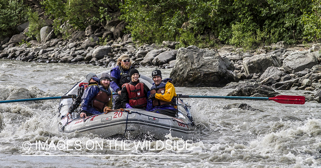 Whitewater rafting