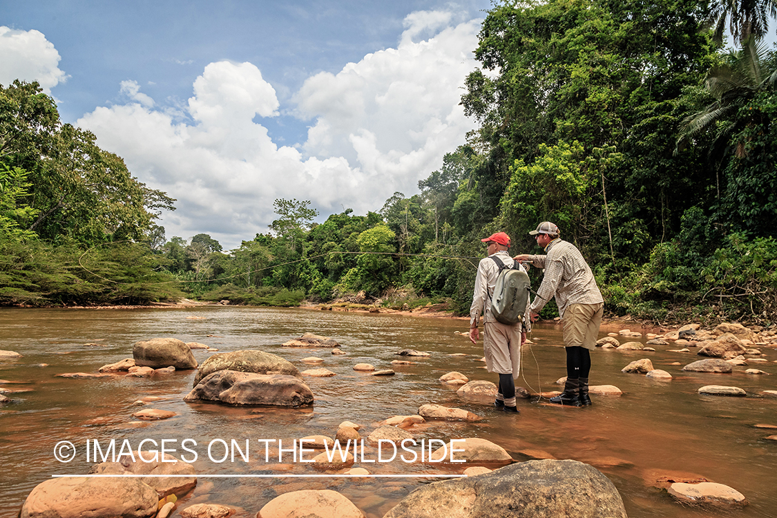 Flyfishing for Golden Dorado in Bolivia.