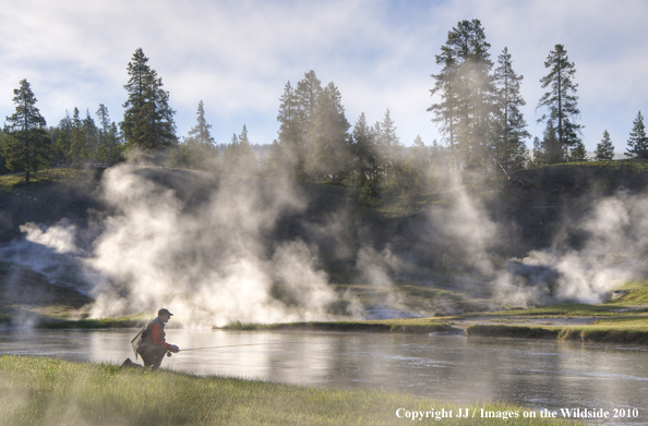 Firehole River, Yellowstone National Park.