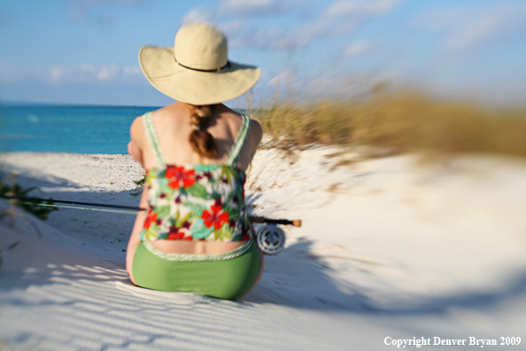 Woman Saltwater Flyfishing