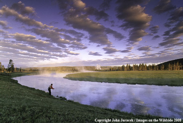 Flyfishing on the Firehole River