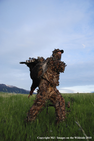 Turkey Hunter in Field