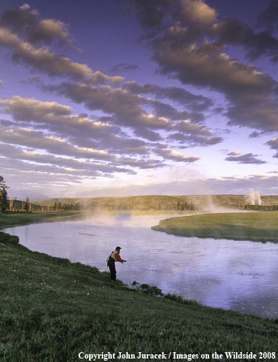 Flyfishing on the Firehole River