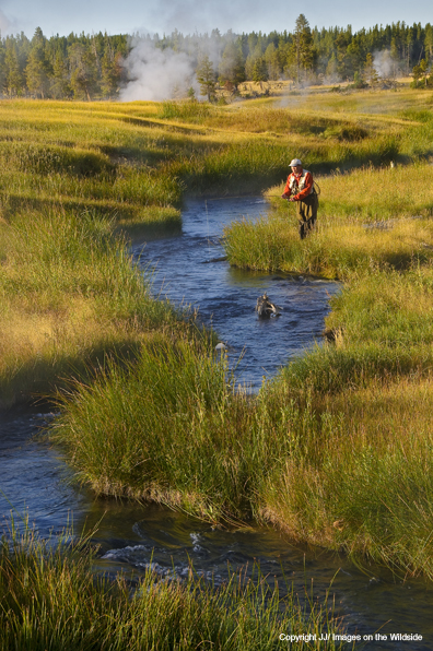 Flyfishing in Yellowstone.