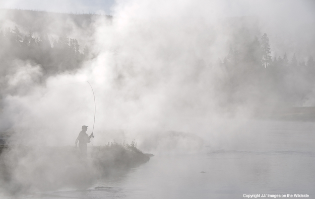 Flyfishing in Yellowstone.