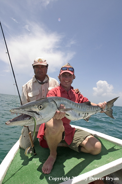 Flyfisherman w/barracuda