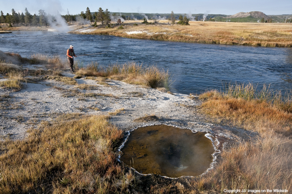 Flyfishing in Yellowstone.