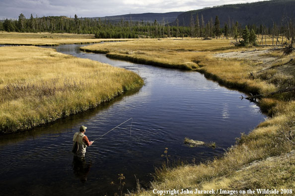 Flyfishing on the Firehole River