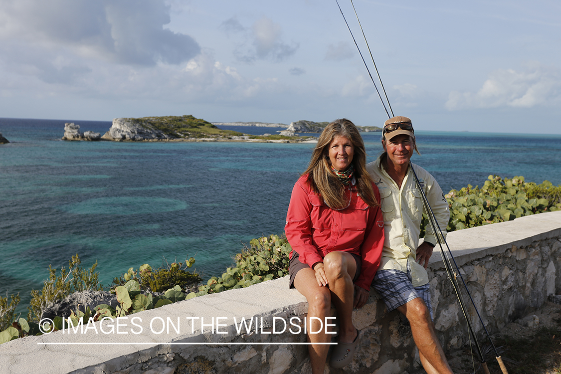 Bibo and Marion Jayne, owners of Beyond the Blue Bonefish Charters.