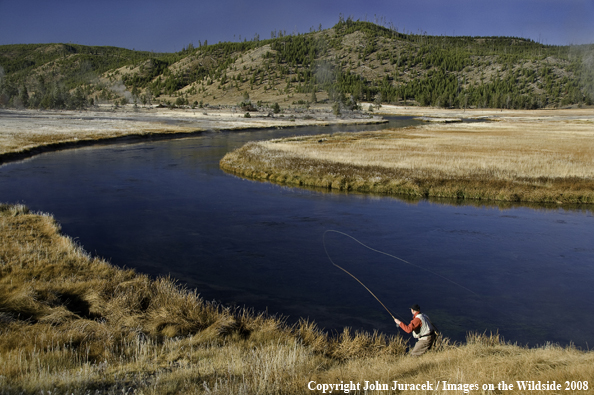 Flyfishing on the Firehole River