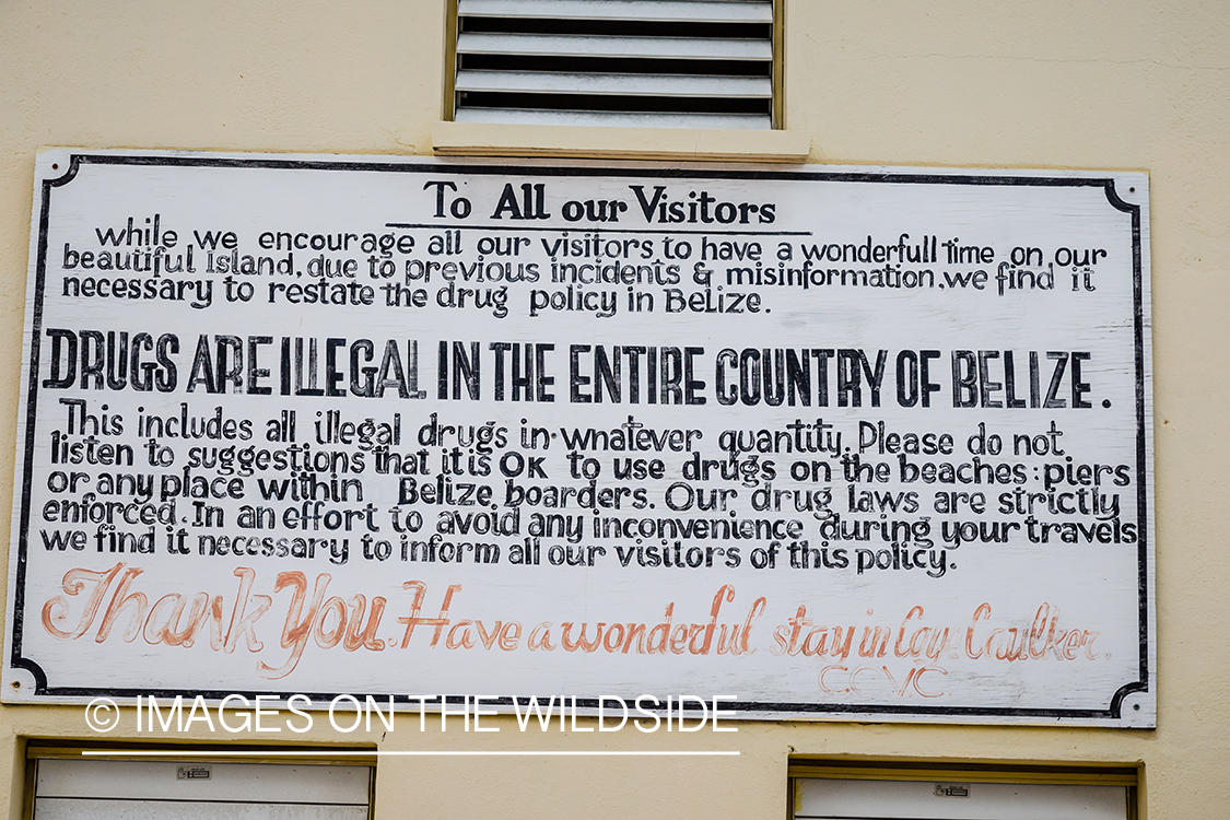 Sign in Belize