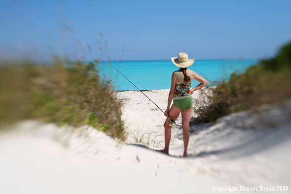 Woman Saltwater Flyfishing