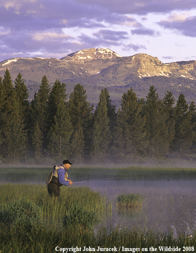 Flyfishing on Hebgen Lake