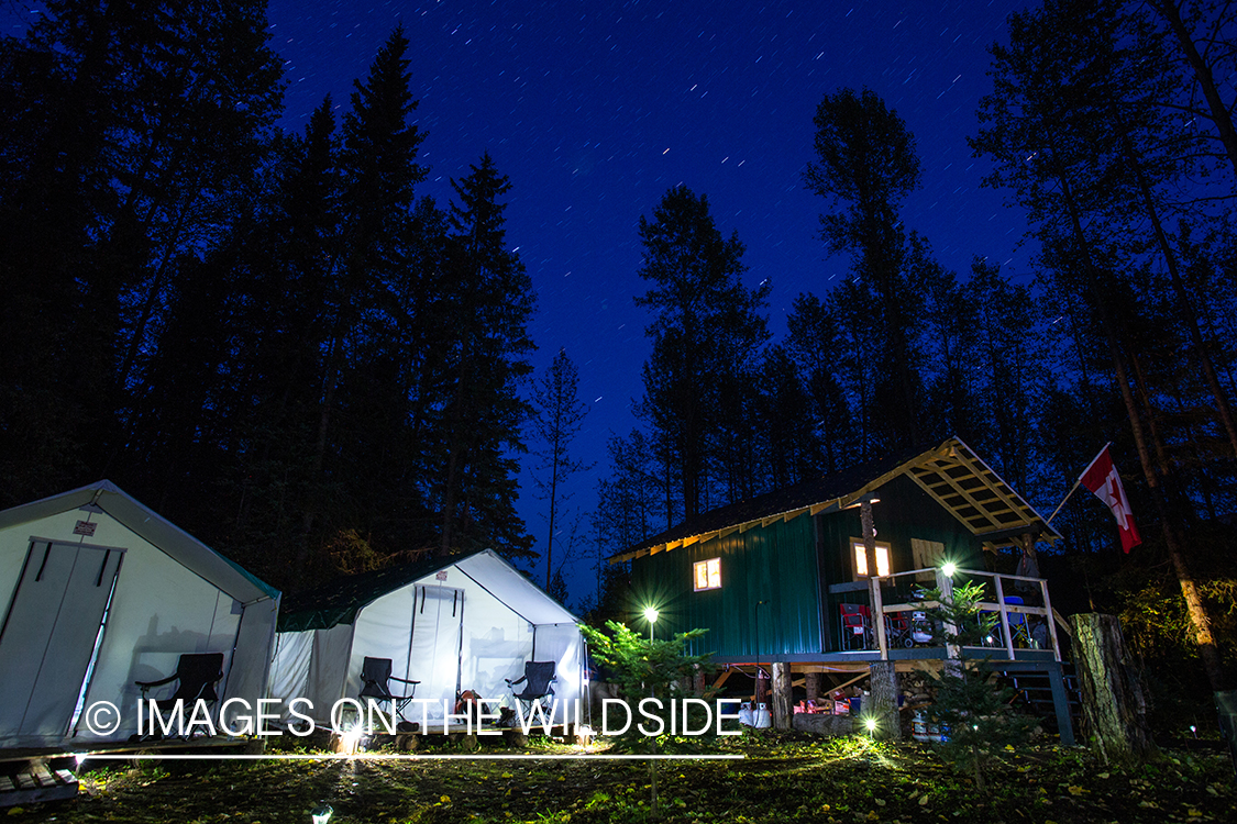 Fishing camp in British Columbia.