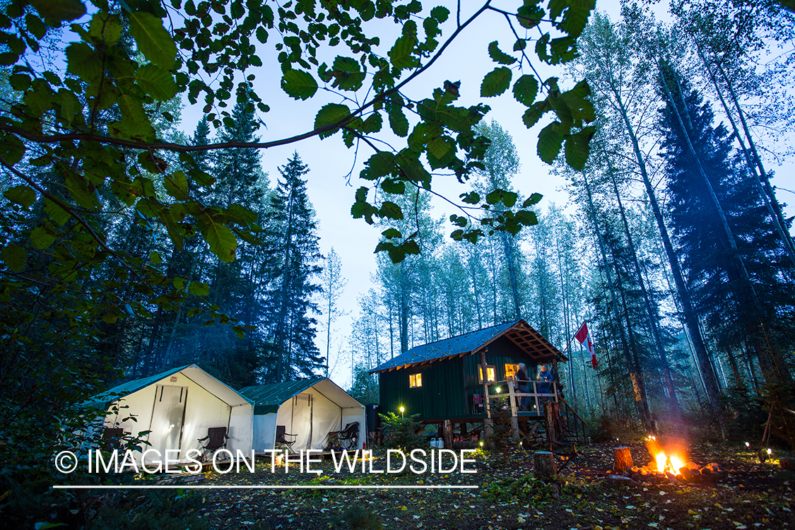 Fishing camp in British Columbia.