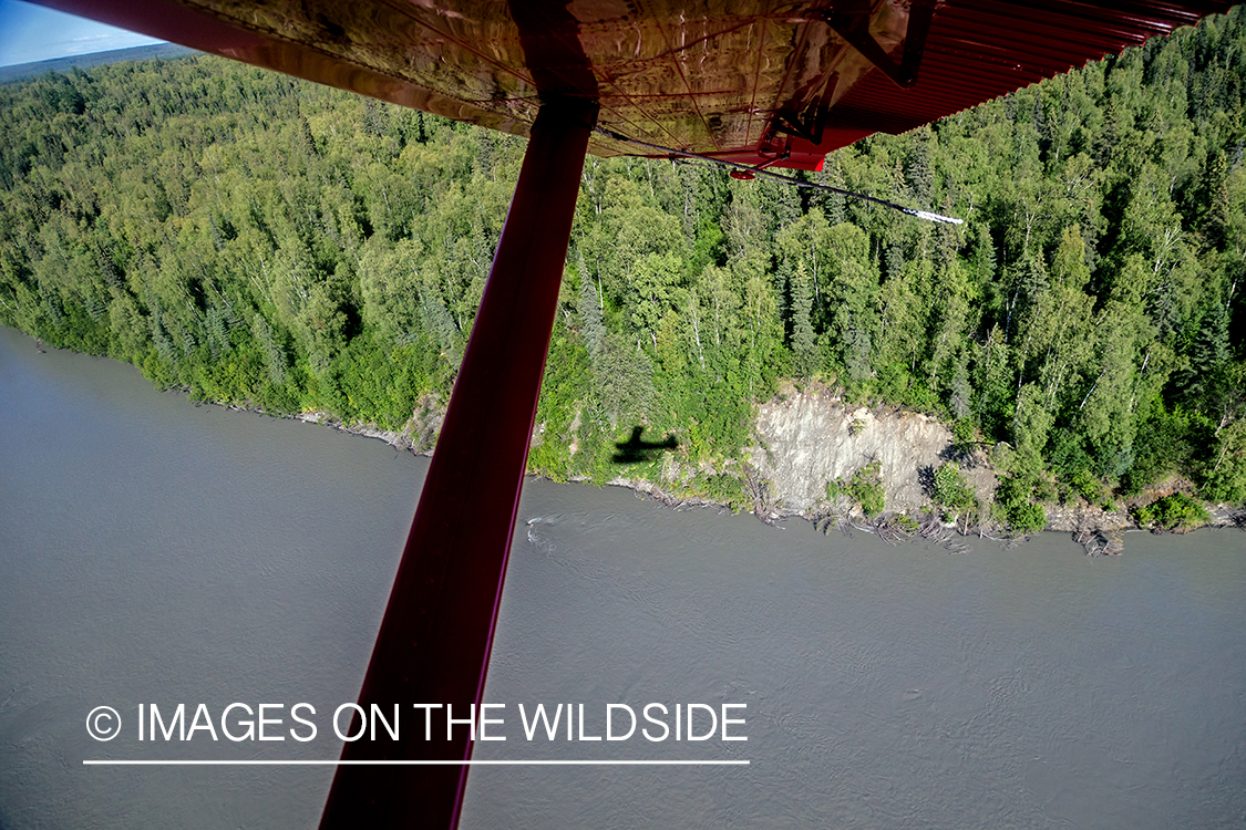 Ariel view of Alaska.