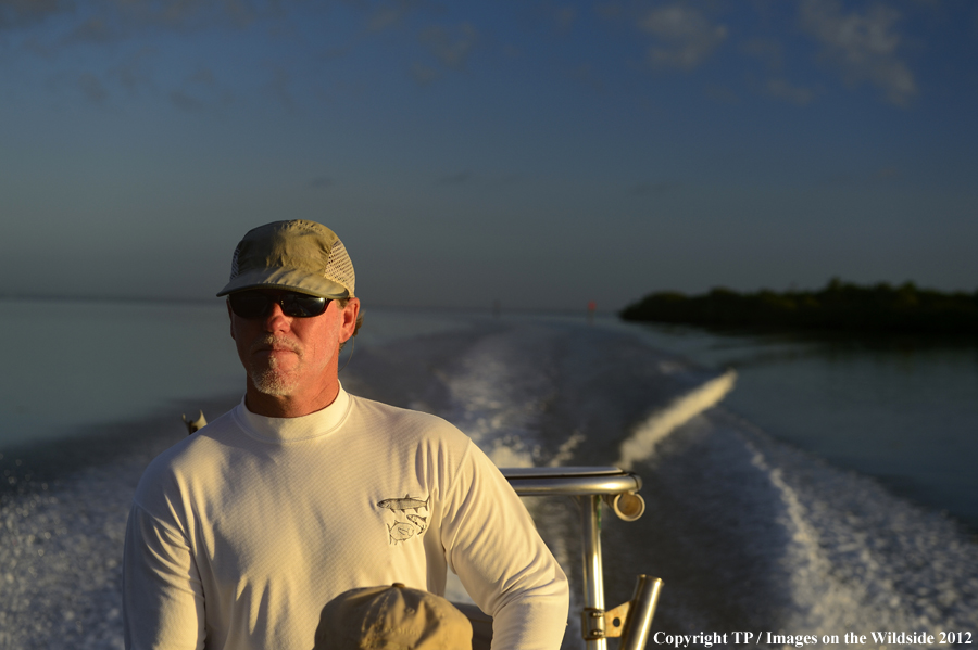 Tarpon flyfisherman. 