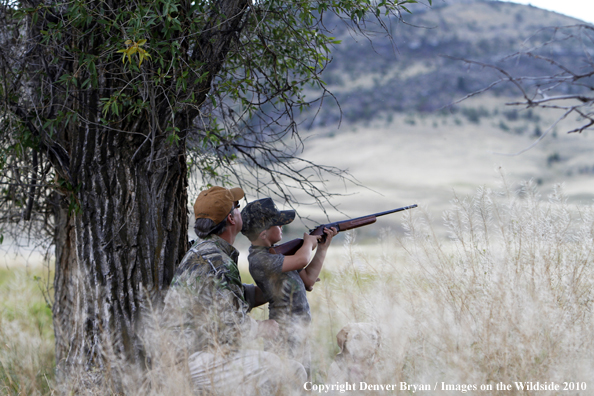 Father and Son Dove Hunting