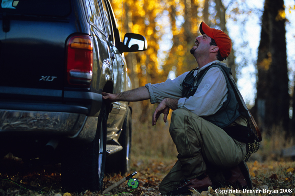 Flyfisherman upset over rod being run over