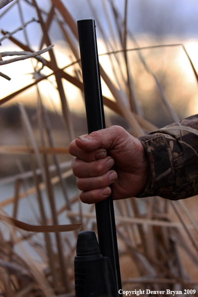 Waterfowl Hunter with Gun