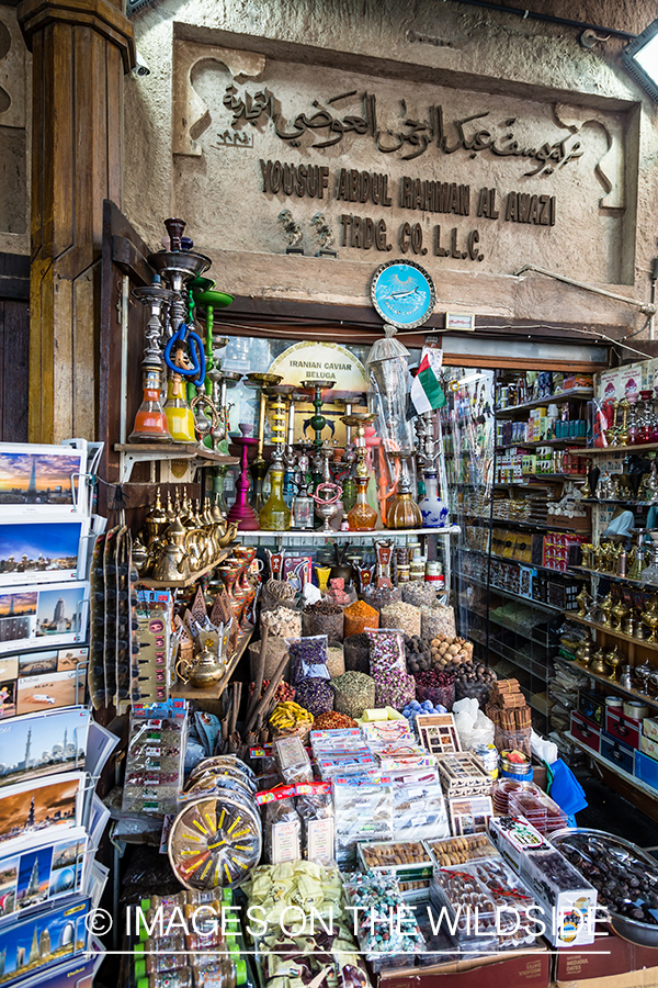 Spices in market in Dubai, UAE.