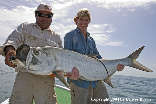 Flyfishermen w/tarpon 