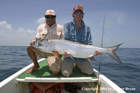 Flyfishermen w/tarpon 