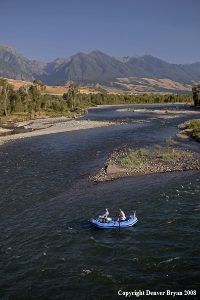 Rafting on the Yellowstone River, Paradise Valley Montana