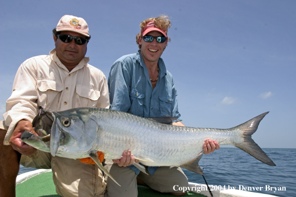 Flyfishermen w/tarpon 