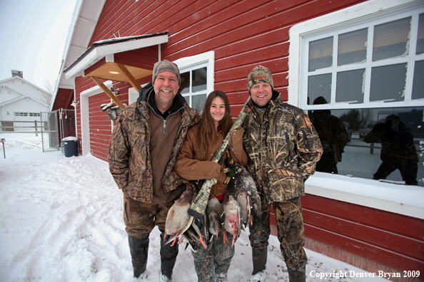 Waterfowl Hunters with Ducks