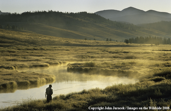 Flyfishing at Duck Creek