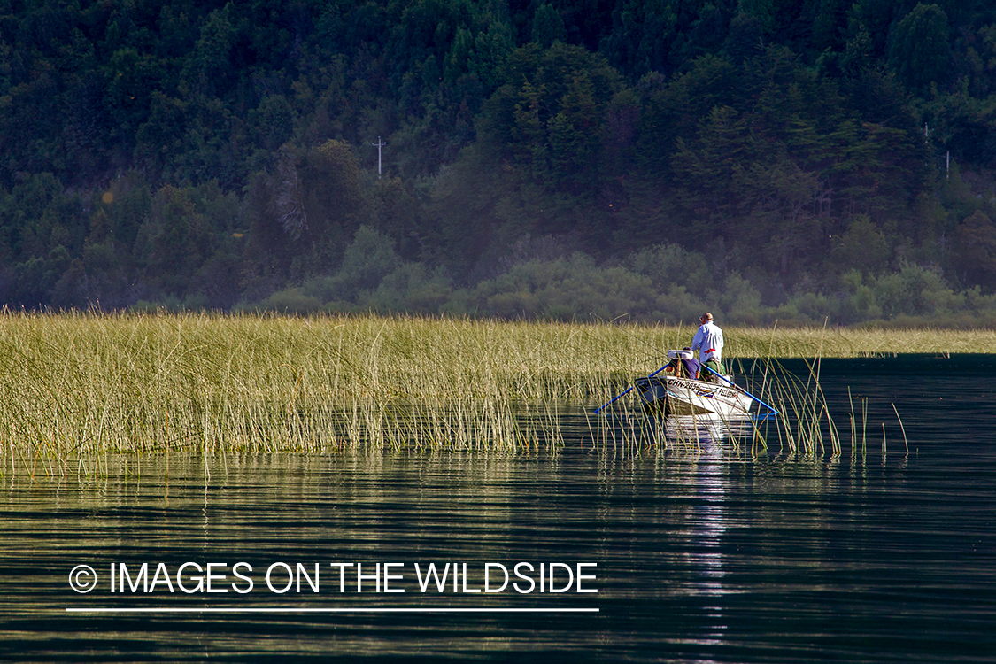 Flyfishermen on water.