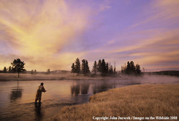 Flyfishing at Firehole