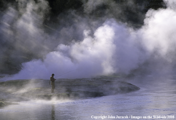 Flyfishing at Firehole