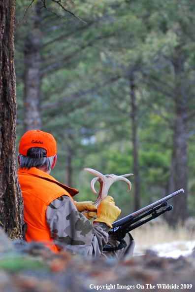 Hunter Rattling Antlers