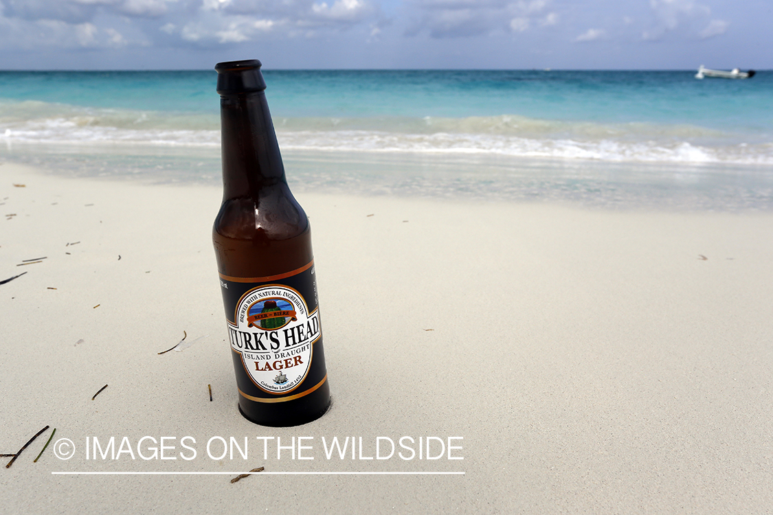 Local beer on Turks and Caicos.